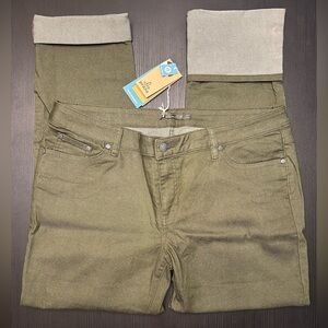 NWT Prana Women’s Kara Jeans in Cargo Green, size 18/36